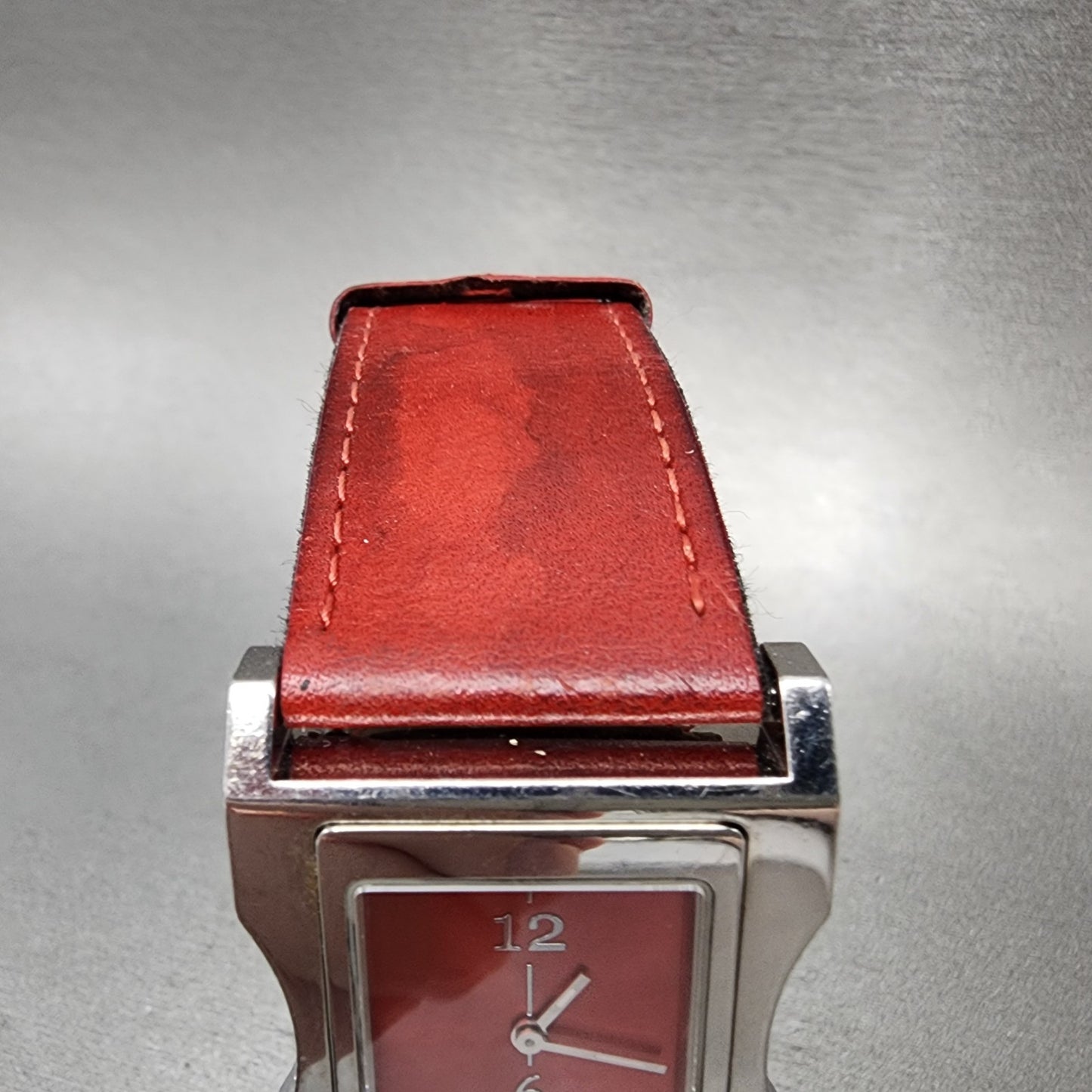 Christian Dior 47 Watch Women 30mm Red Dial Stainless Steel Swiss new Battery4