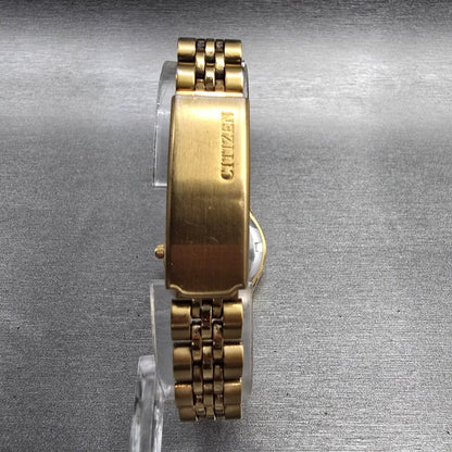 Citizen CQ Watch Women 25mm MOP Dial Gold Tone Daydate 1012-R15101 New Battery 67