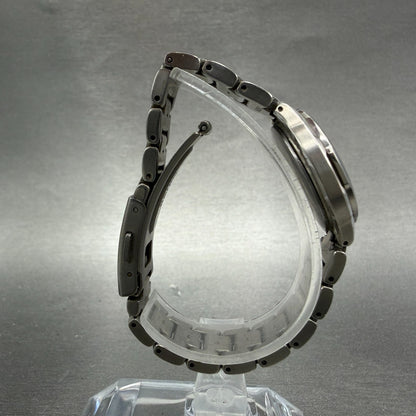 Seiko Spirit Watch Women 25mm Silver Dial Titanium Date 7N82-0380 New Battery8