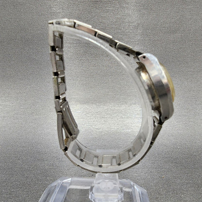 Seiko Matic Lady Watch Women 20mm Silver Dial Silver Tone Date 25170261 Runs8