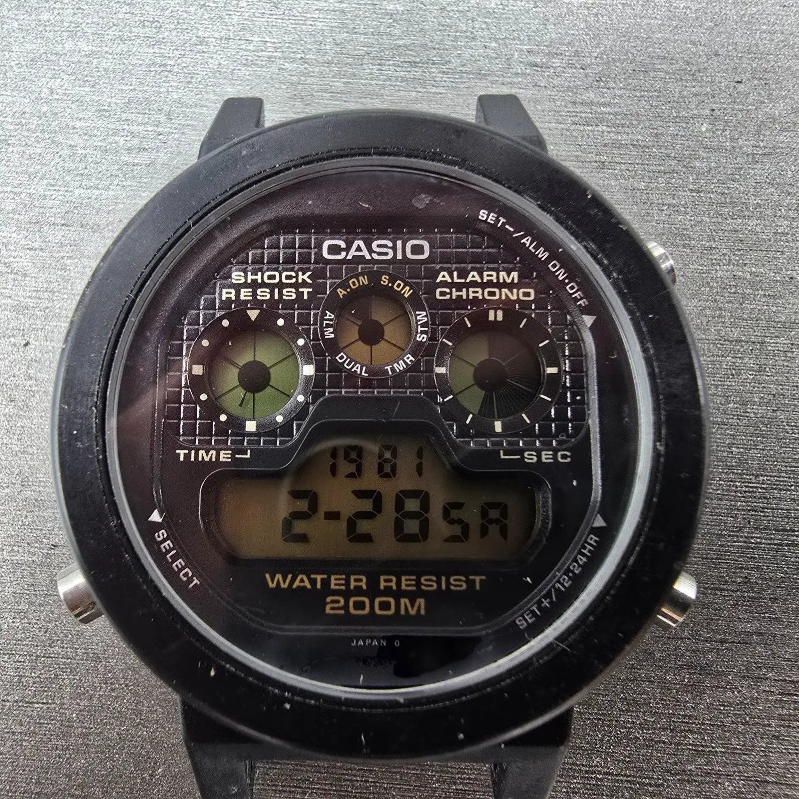 Casio G-Shock DW-5900 Watch Men 39mm Digital Black Alarm Chronograph New battery1