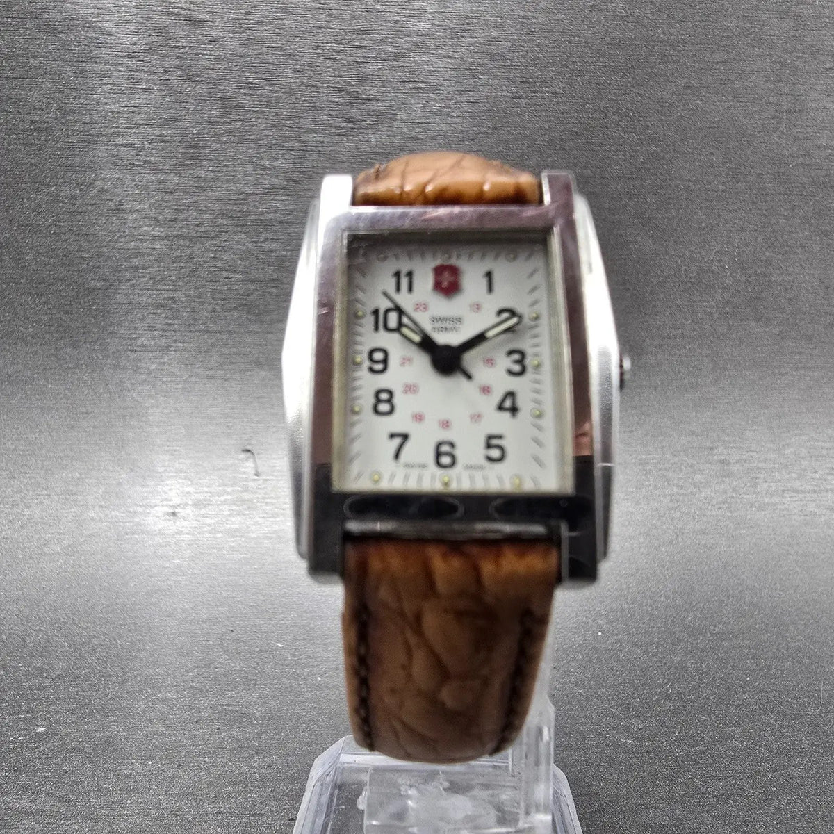 Victorinox Swiss Army Officer Tank Watch Women 23mm White Dial Steel  PARTS6