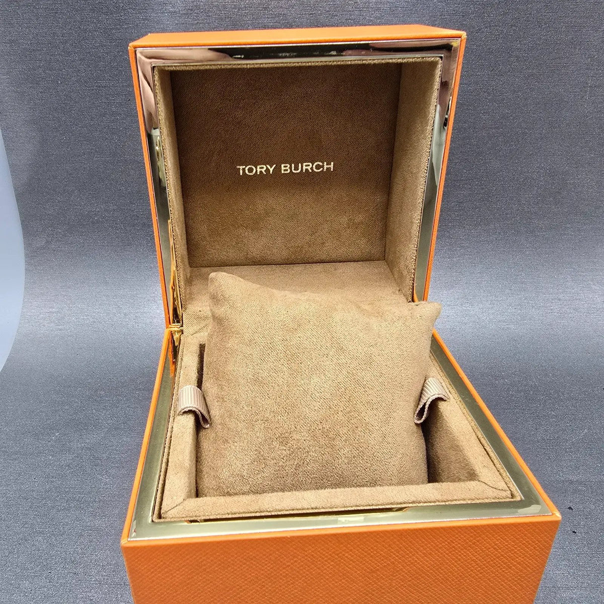 Tory Burch Reva Watch Women 28mm Cream Dial Gold Round TRB4007 New Battery13