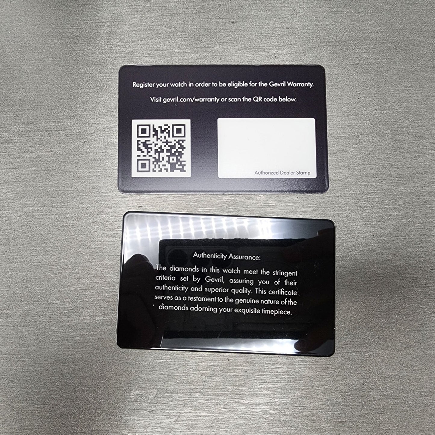 Gevril GV2 Bari Viva Tank Watch Women 32mm MOP Dial Steel Diamond Rectangle 926012