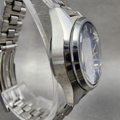 Seiko Automatic Watch Women 24mm Blue Dial Silver Tone Daydate 27060320 Runs3