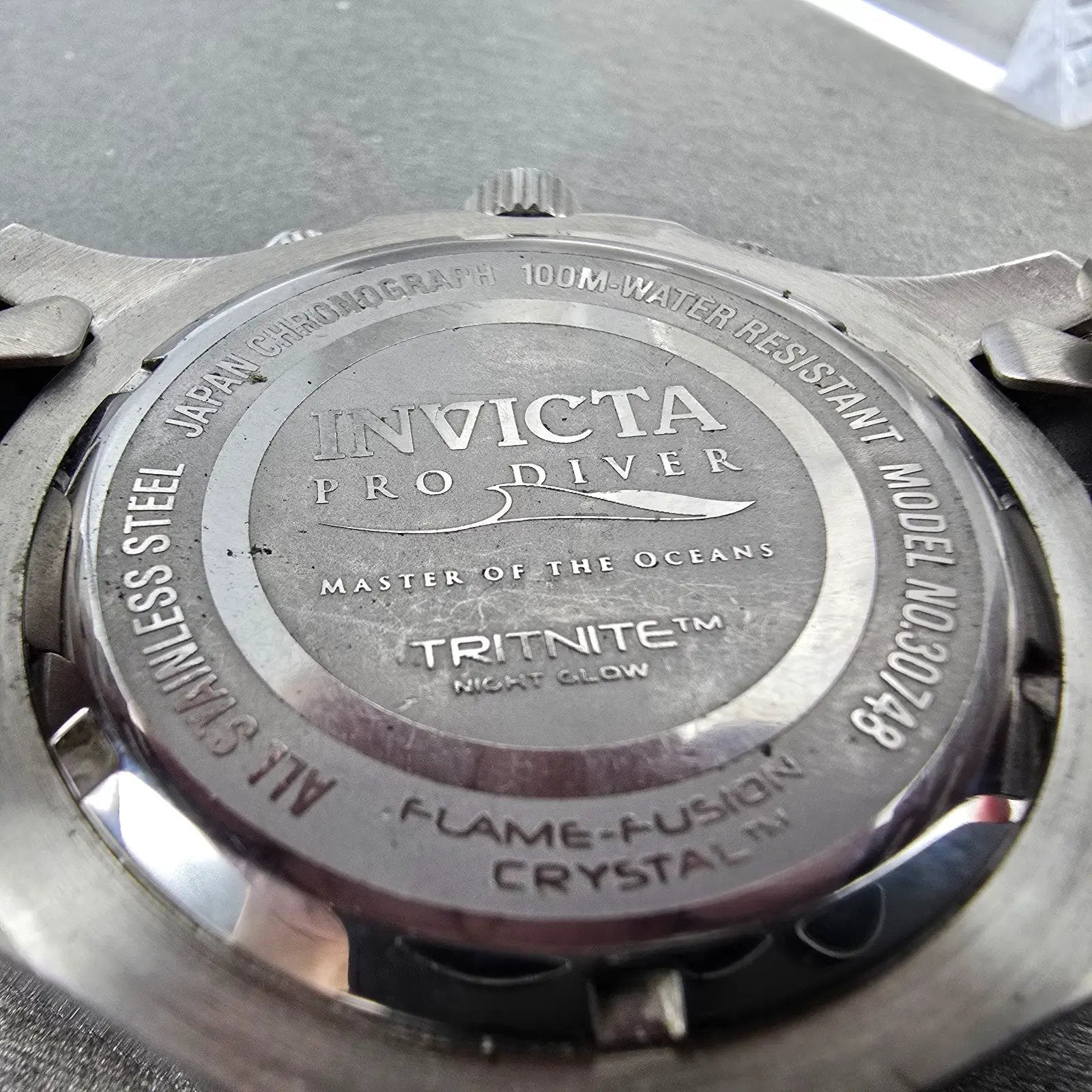 Invicta Pepsi Pro Diver Chronograph Watch Men 45mm Blue Dial Silver Tone New Bat10