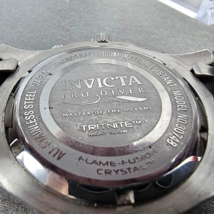 Invicta Pepsi Pro Diver Chronograph Watch Men 45mm Blue Dial Silver Tone New Bat10