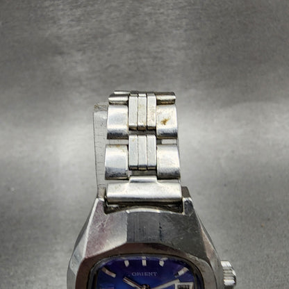 Orient Minimatic Watch Women 26mm Purple Dial Steel Date Automatic PARTS3