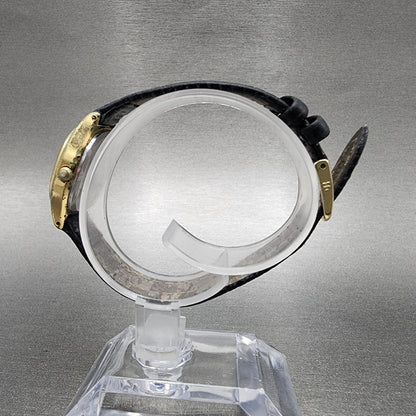 VTG Seiko SQ Watch Women 24mm Gold Dial Gold Tone Octagon 3423-5060 New Batt