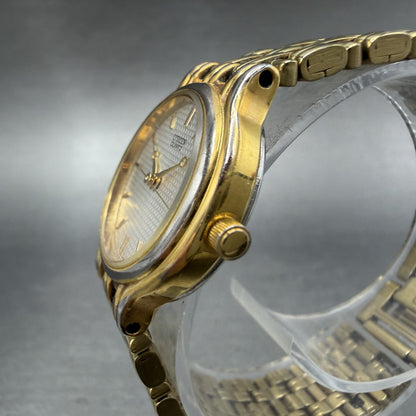 Citizen Watch Women 24mm White Dial Gold Tone Date 6010-G13893 New Battery2