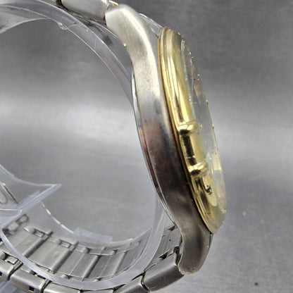 Citizen Watch Men 36mm Gray Dial Two Tone Daydate Round 2500-K13998 PARTS VTG4