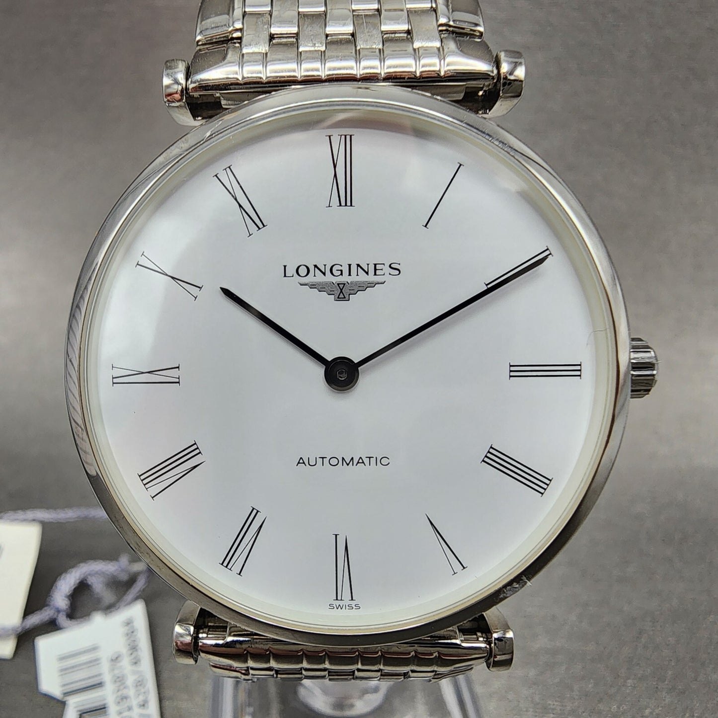 Longines La Grande Classique Automatic Watch Men 36mm White Dial Steel L4.918.41