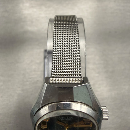 Citizen Automatic Watch Women 26mm Green Dial Silver Tone Daydate 4-661125Y Runs4
