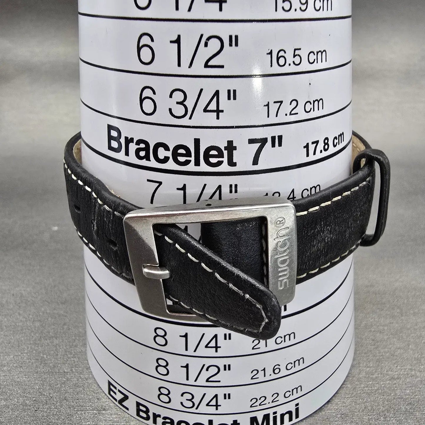 Swatch Irony Twirl Watch Men 37mm Black Dial Silver Tone Date YGS428C New Batt9