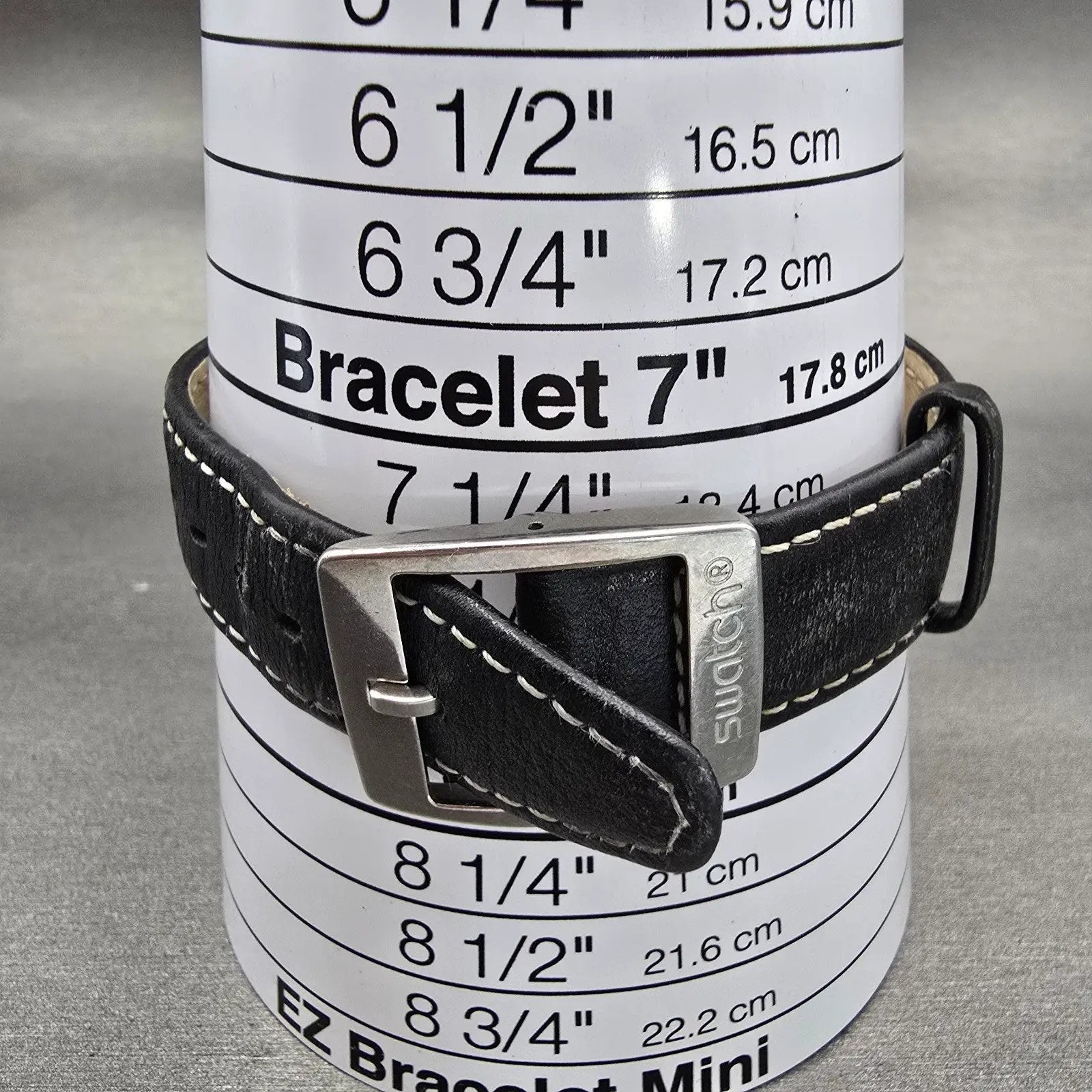 Swatch Irony Twirl Watch Men 37mm Black Dial Silver Tone Date YGS428C New Batt9