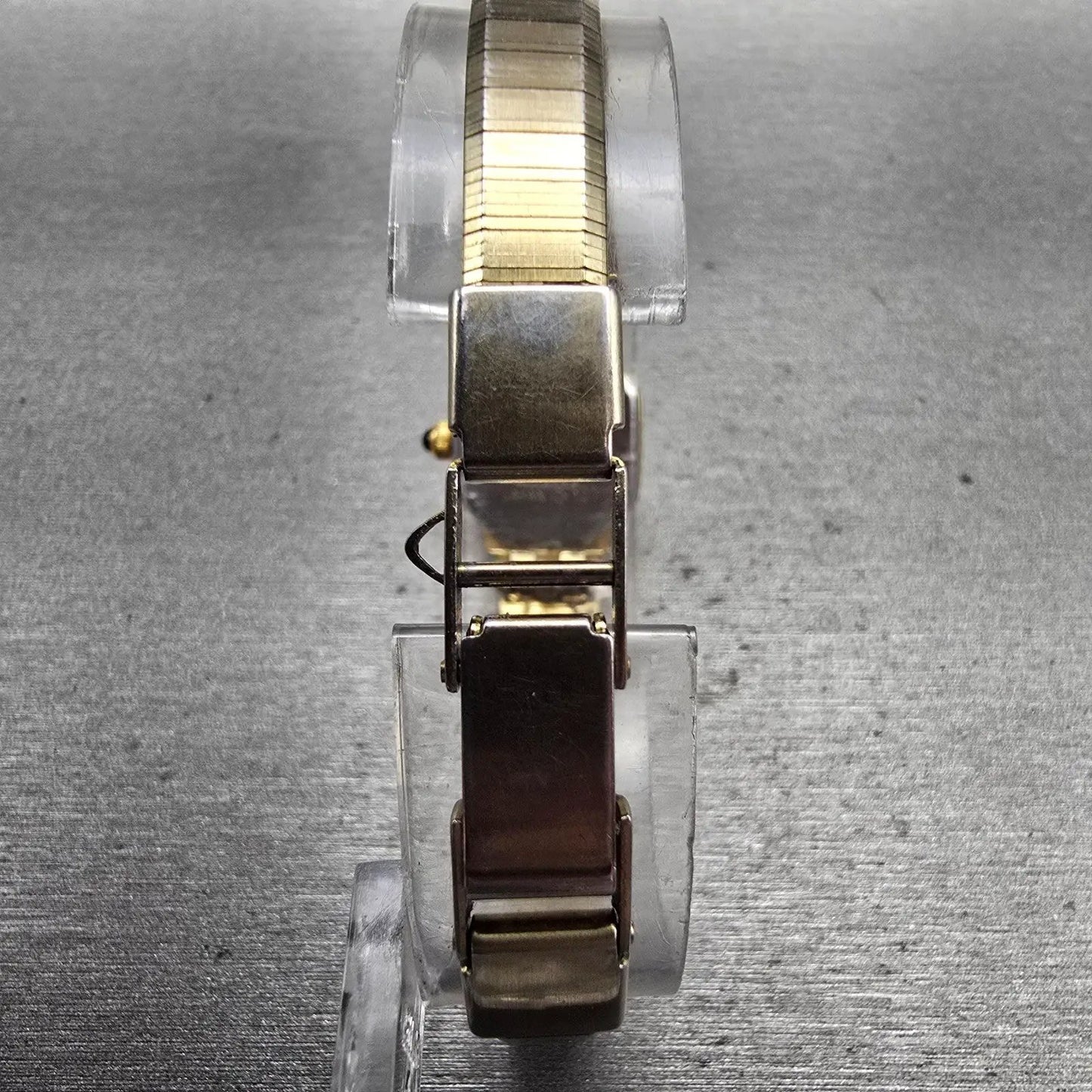 Citizen CQ Watch Women 17mm Gold Dial Gold Tone Octagon 3220-321871 New Battery7