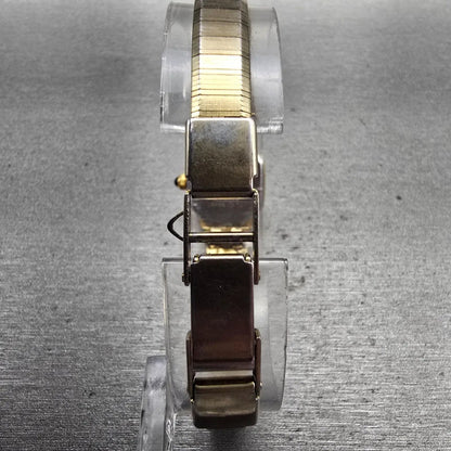 Citizen CQ Watch Women 17mm Gold Dial Gold Tone Octagon 3220-321871 New Battery7