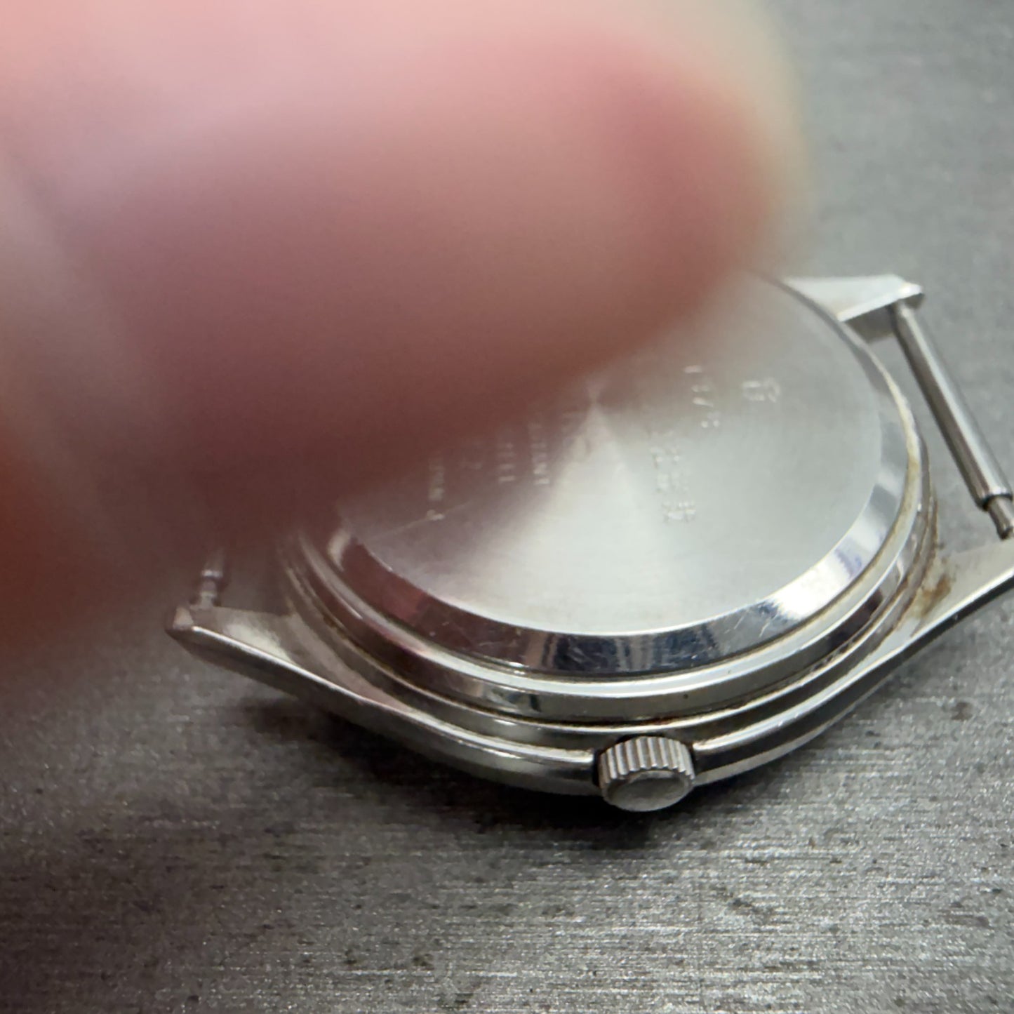Seiko Type II Watch Men 37mm Silver Dial Silver Tone Daydate 7546-701E PARTS9