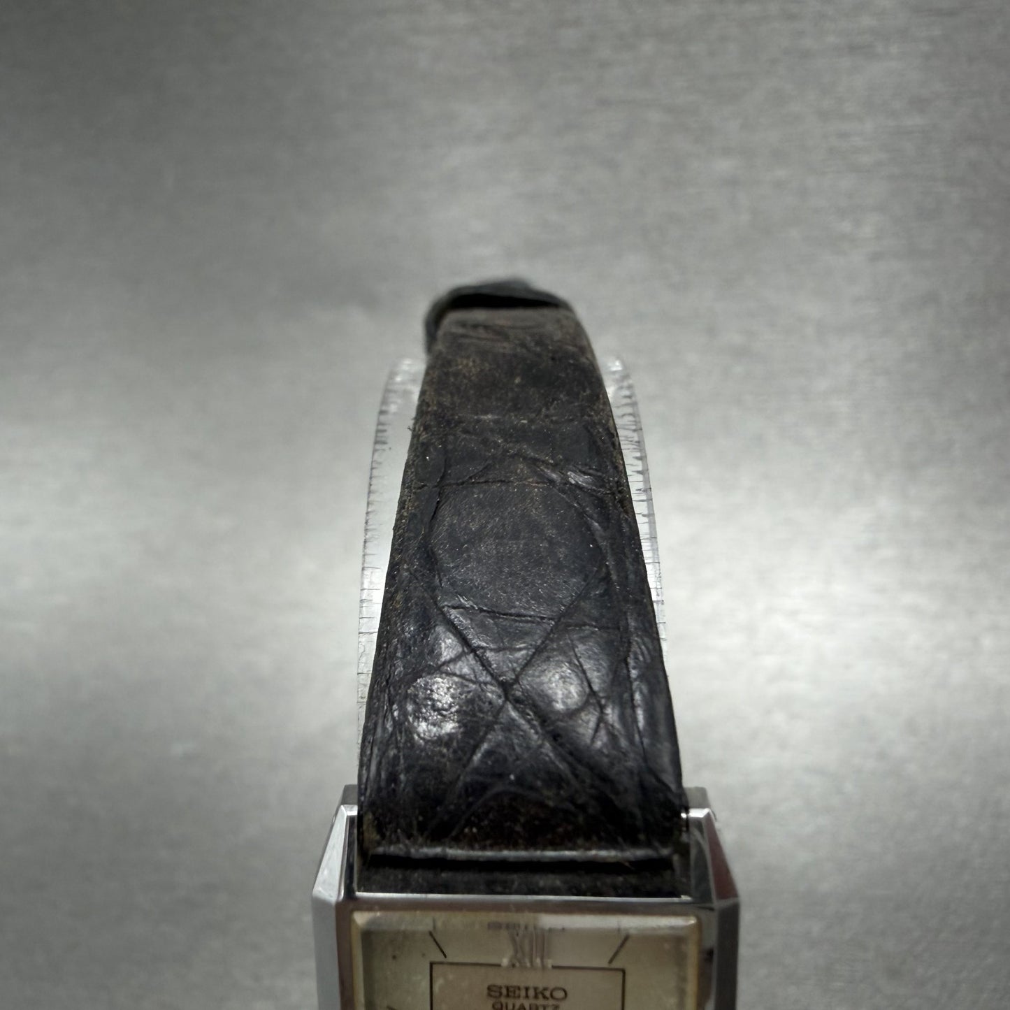 Seiko Tank Watch Women 18mm Silver Dial Silver Tone 7321-5650 New Battery4