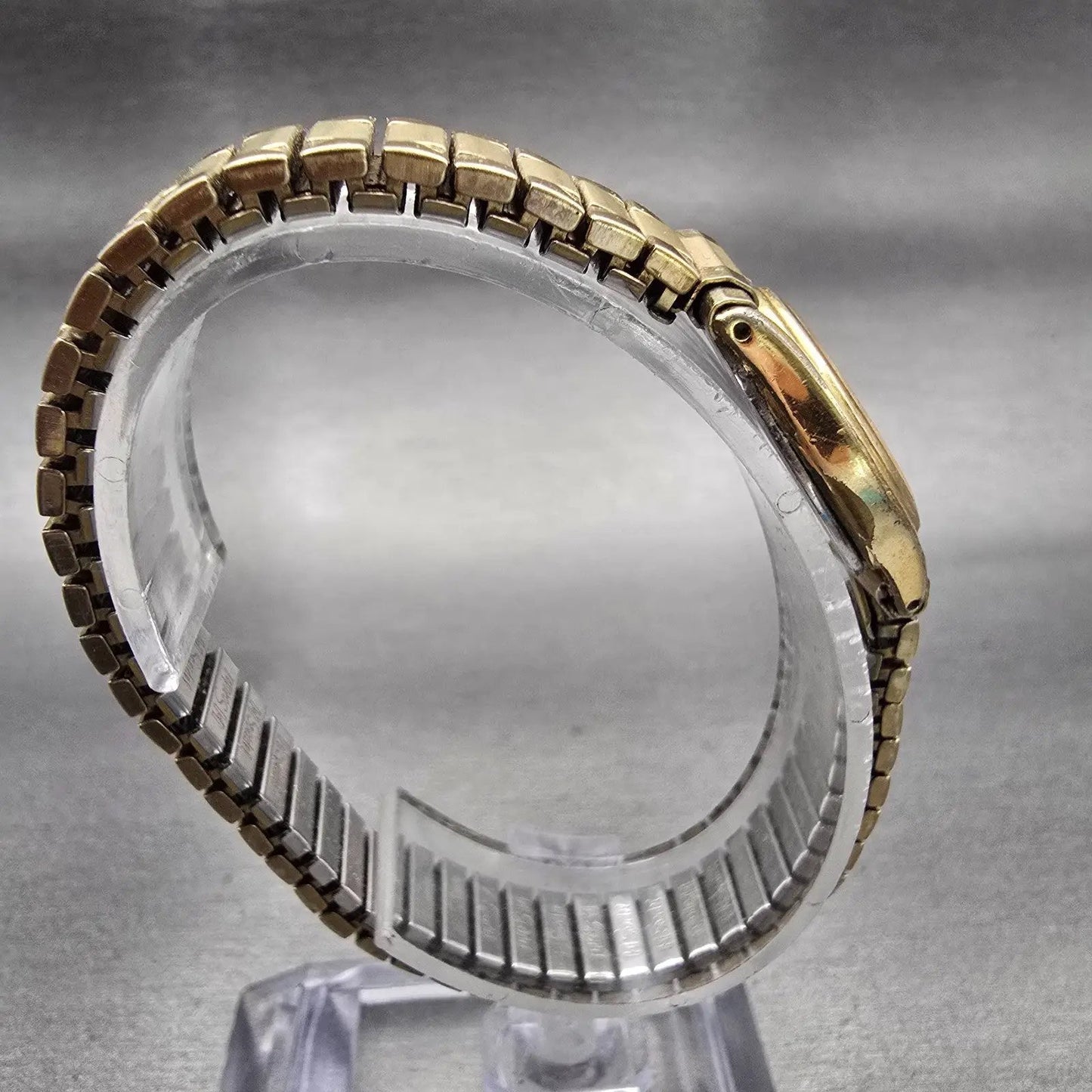 Seiko Watch Women 19mm Gold Dial Gold Tone Round 2P20-0080 New Battery Vintage8
