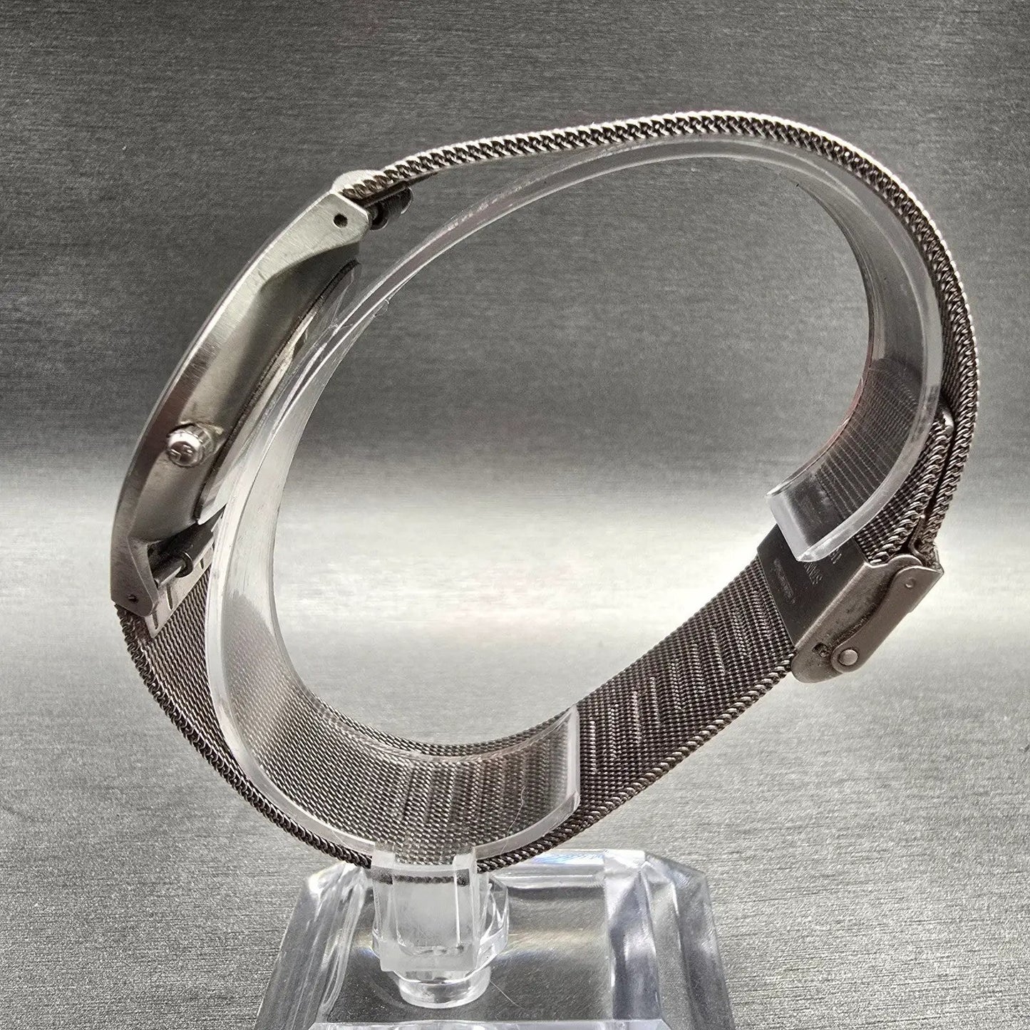 Skagen Watch Men 37mm Blue Dial Titanium Date Round 233XLTTN Mesh Band New Batt6