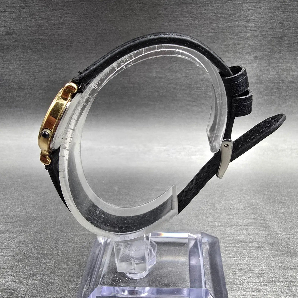 Seiko Exceline Watch Women 23mm Champagne Dial Gold Tone Round 7320-0370 New Bat6