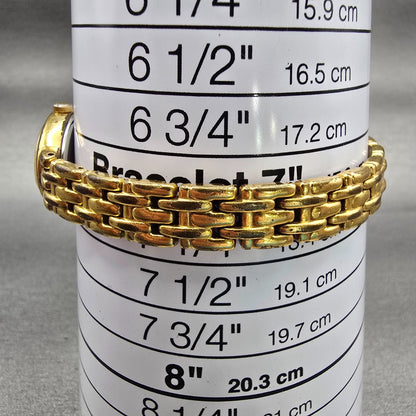 Seiko Watch Women 17mm White Dial Gold Tone Oval 1N00-6M90 New Battery Vintage9