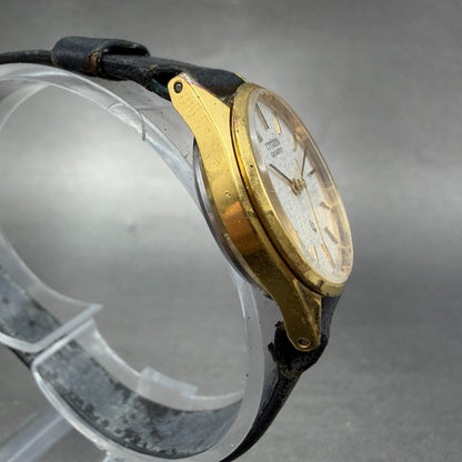 Citizen Watch Women 24mm White Dial Gold Tone Round 4-751159 New Battery VTG3