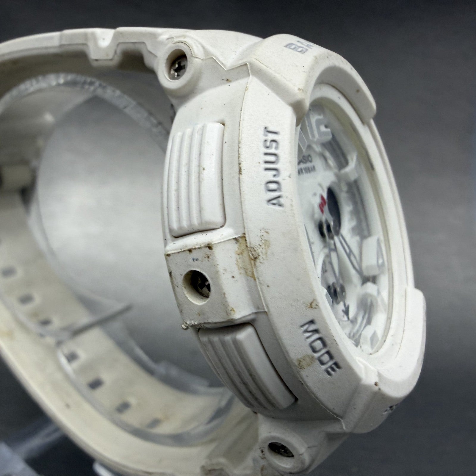Casio Baby-G Hello kitty Watch Women 44mm White Analog Digital BGA-190KT New Bat3