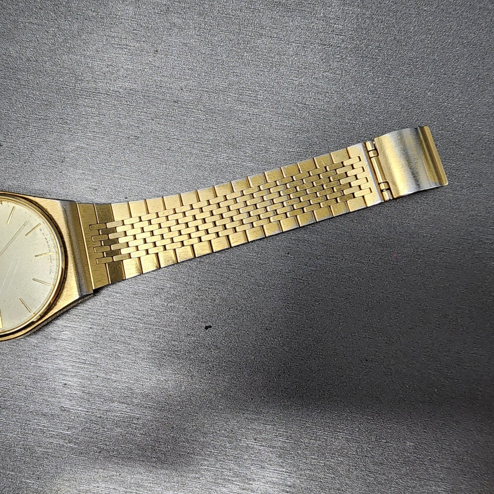 Seiko Watch Men 33mm Cream Dial Gold Tone Daydate Round 5Y238119 PARTS8