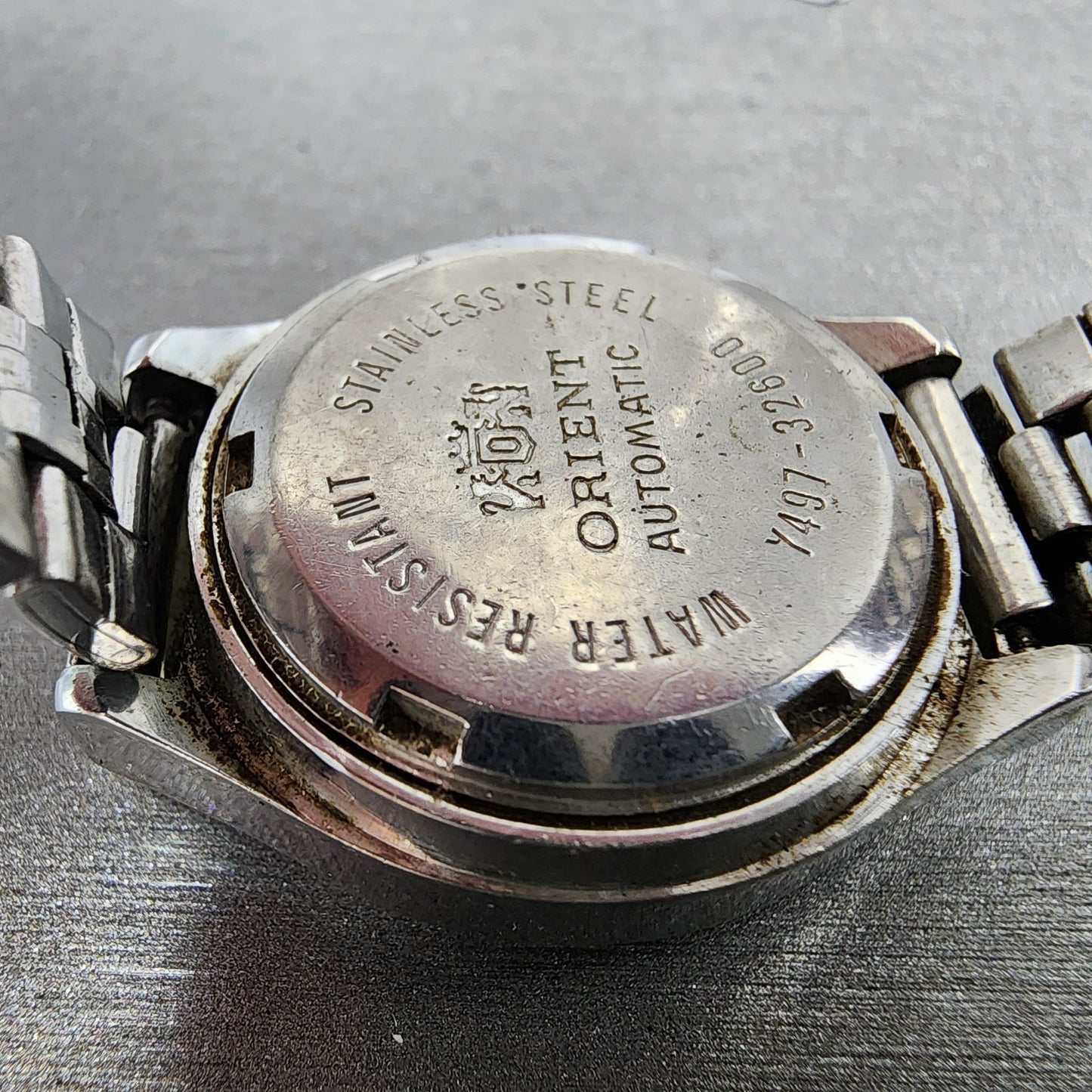 Orient Minimatic Watch Women 26mm Purple Dial Steel Date Automatic PARTS8