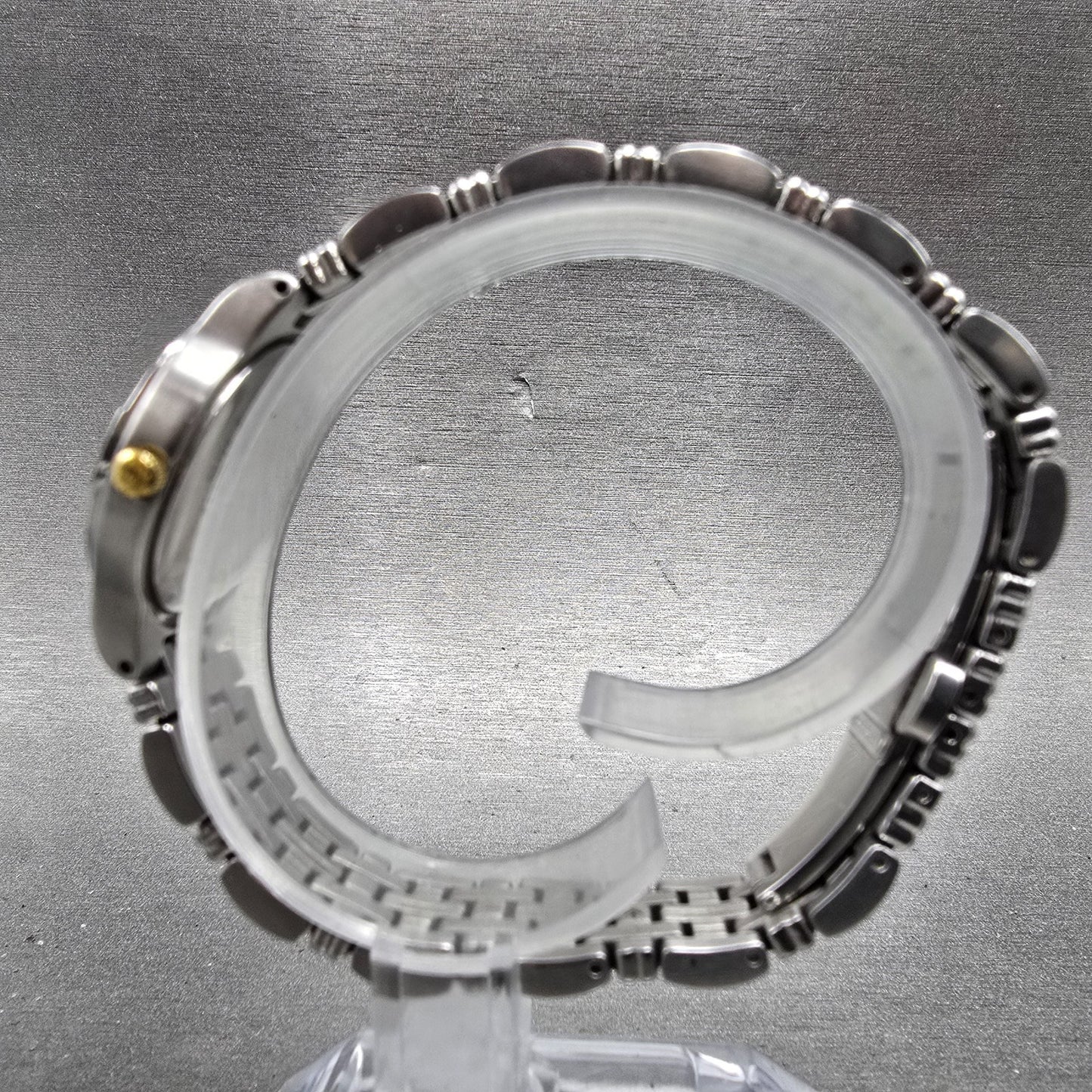 Wittnauer Laureate Watch Women 25mm White Dial Two Tone Date Round New Battery P7