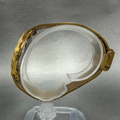 Citizen CQ Watch Men 31mm Gray Dial Gold Tone Round 6031-K06584 New Battery6