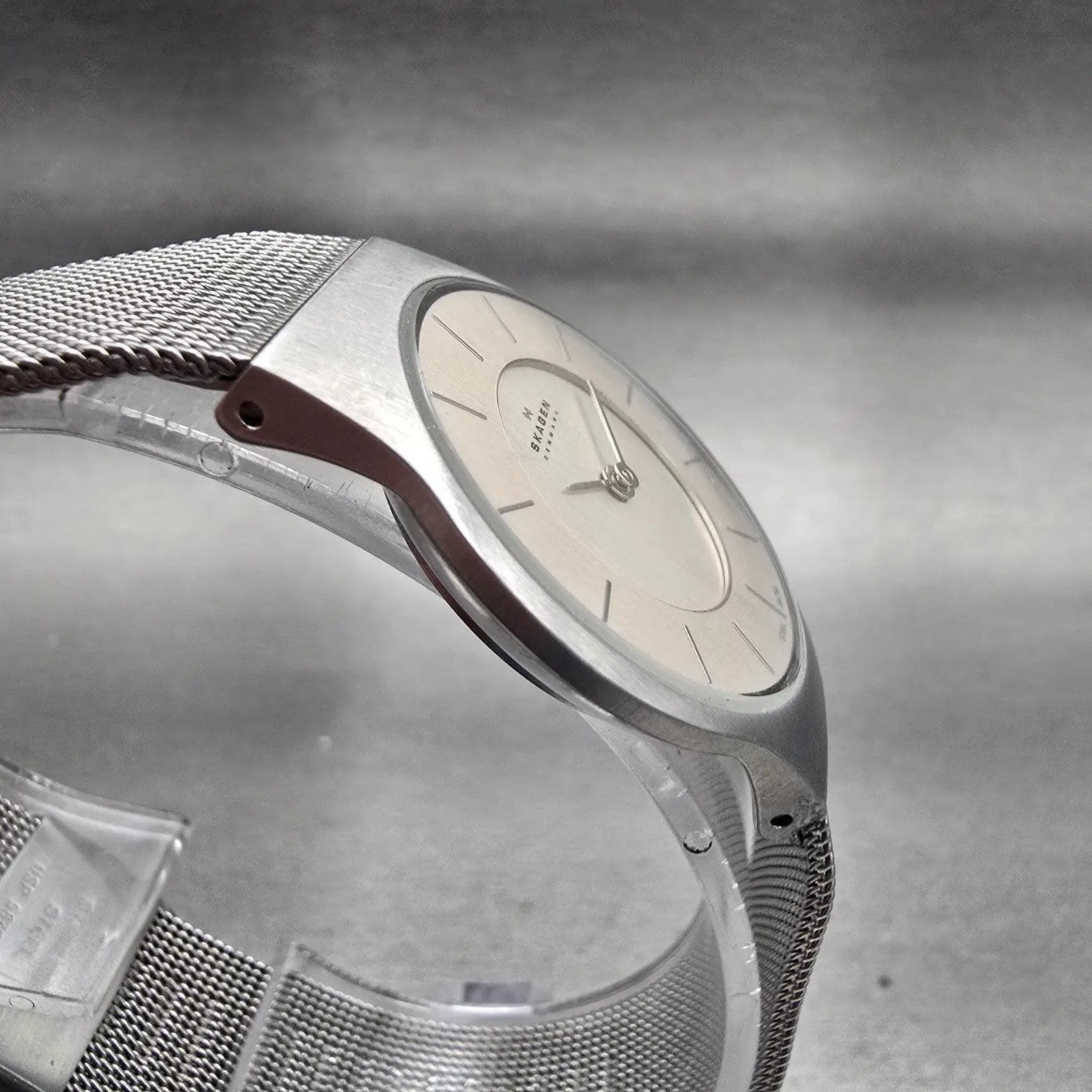 Skagen Denmark Watch Women 28mm Silver Dial Silver Tone Round 233SSS New Battery3