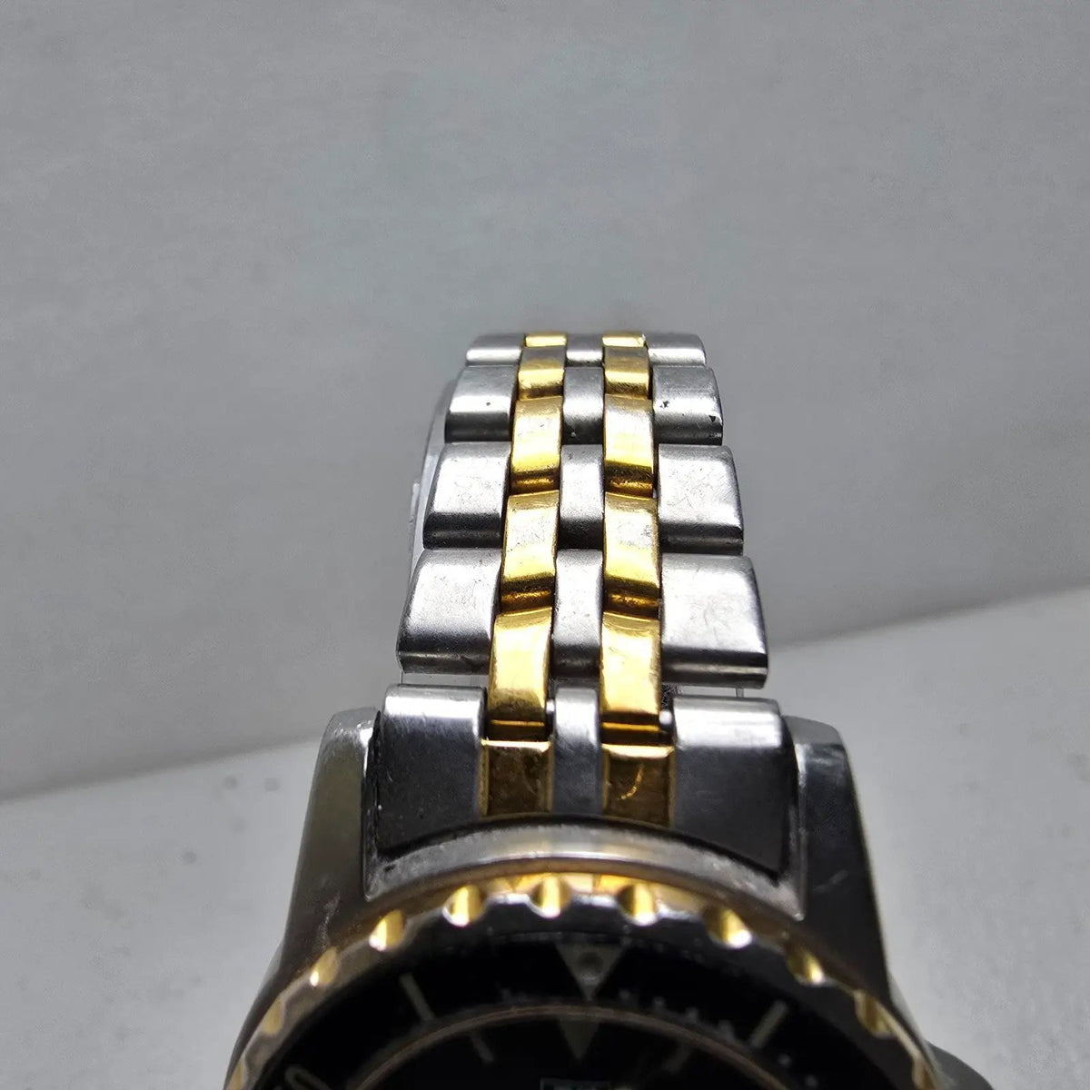 Tag Heuer Professional 200 Dive Watch Women 28mm Gold Dial Two Tone Date NewBatt4