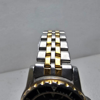 Tag Heuer Professional 200 Dive Watch Women 28mm Gold Dial Two Tone Date NewBatt4