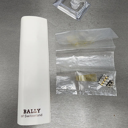 Bally Watch Women 23mm White Dial Two Tone Round 13.01 New Battery W/Box12