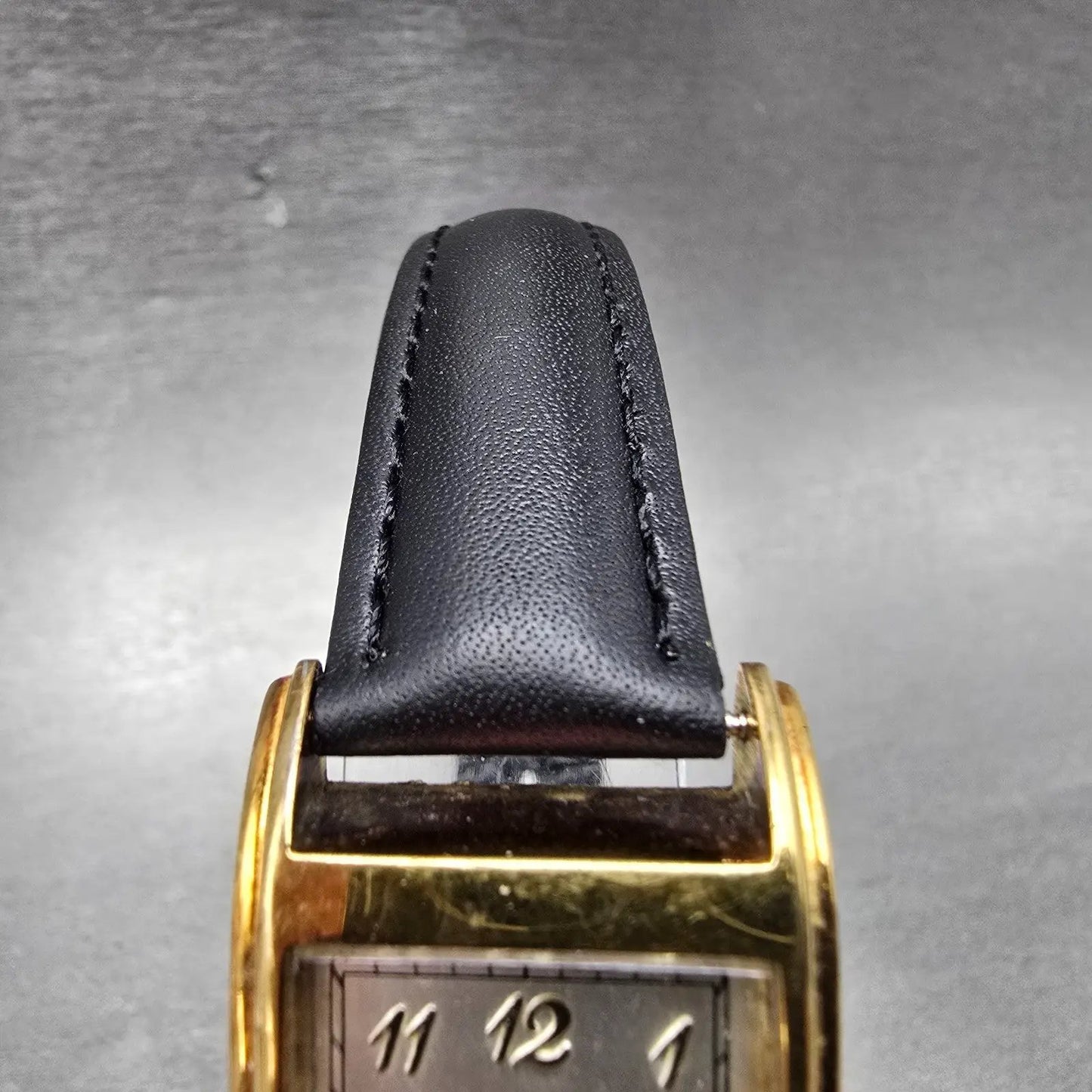 Waltham Tank Watch Men 22mm Silver Dial Gold Tone Rectangle New Battery VTG4