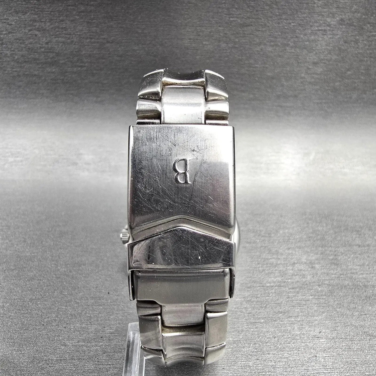 Bulova Marine Star Watch Men 38mm Blue Dial Silver Tone Date Round 96B49 New Bat7