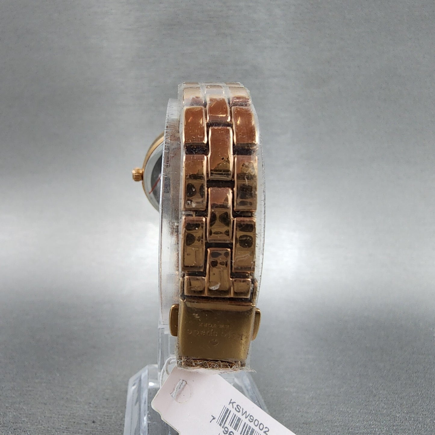 Kate Spade Metro Watch Women 30mm White Dial Rose Gold Tone Round New Battery7