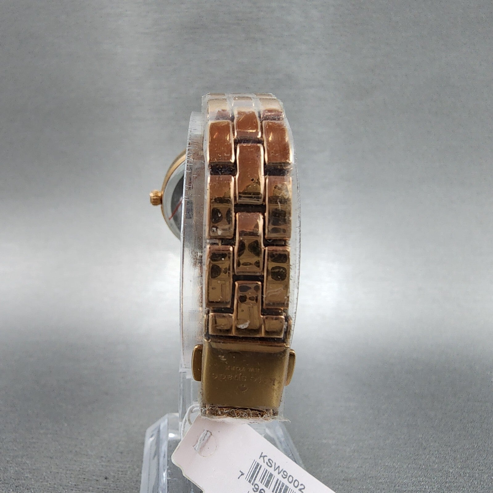 Kate Spade Metro Watch Women 30mm White Dial Rose Gold Tone Round New Battery7