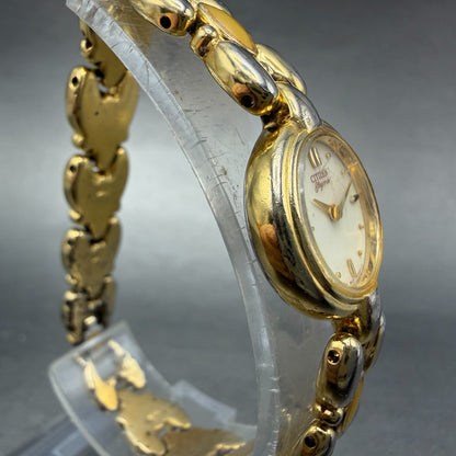 Citizen Elegance Watch Women 18mm MOP Dial Two Tone 5421-F45197 New Battery3