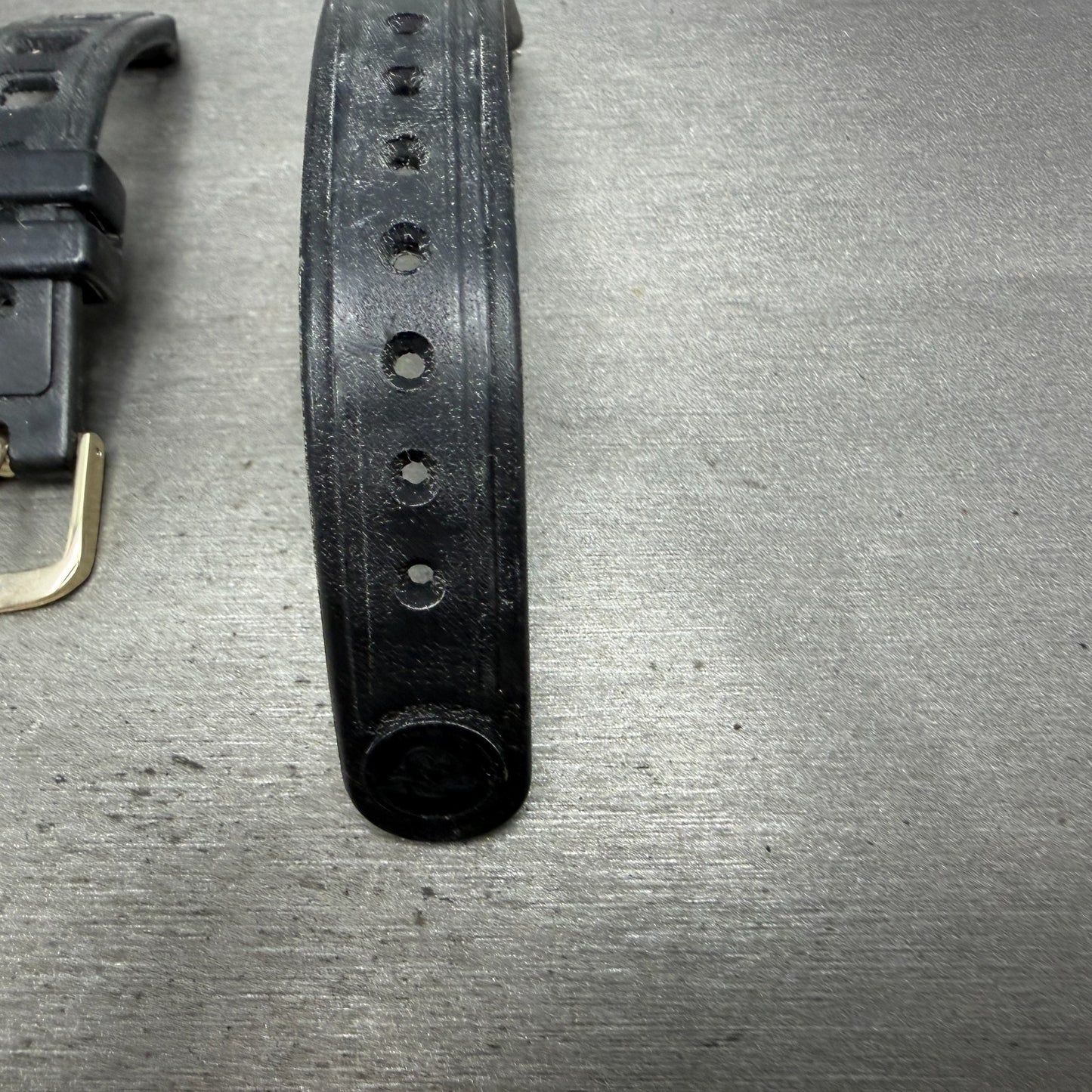 Seiko Dive Watch band 16mm Black Rubber HL 771  Japan Vintage3