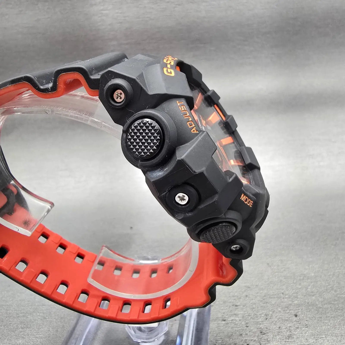 Casio G-Shock GA-700BR Watch Men 53mm Orange Dial Black Chrono Alarm New Battery3