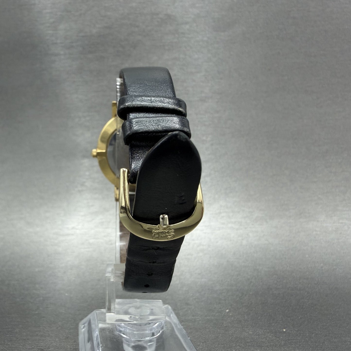 Movado Museum Watch Men 31mm Black Dial Gold Tone Round 8745882 New Battery7