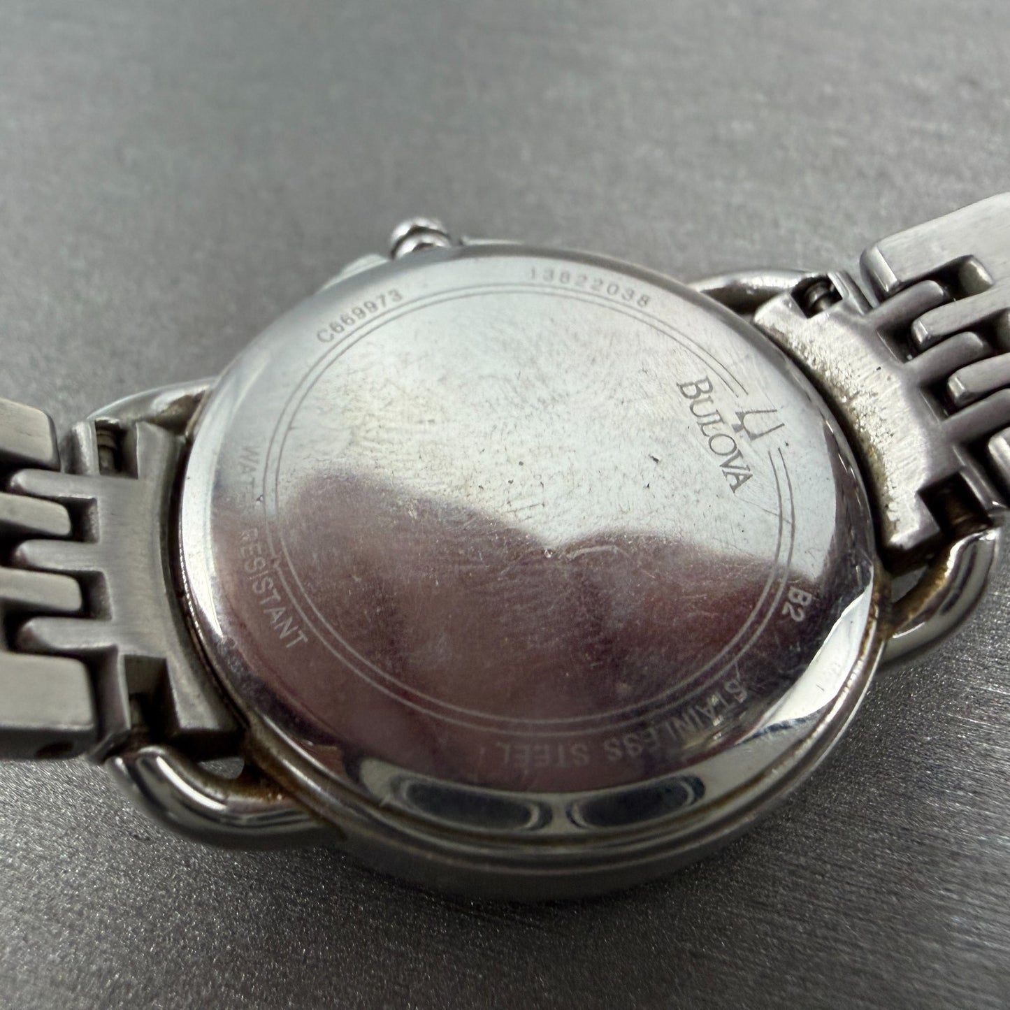 Bulova Watch Women 31mm MOP Dial Silver Tone Round Diamonds 96R146 New Battery9