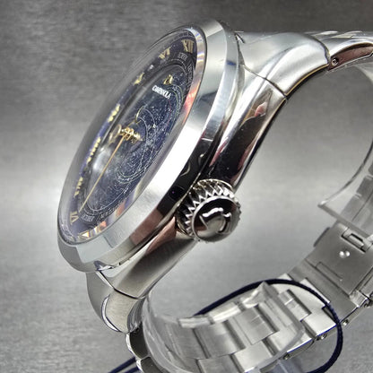 Citizen Campanola Cosmosign Watch Men 44mm Blue Dial Steel AO4010-51M4