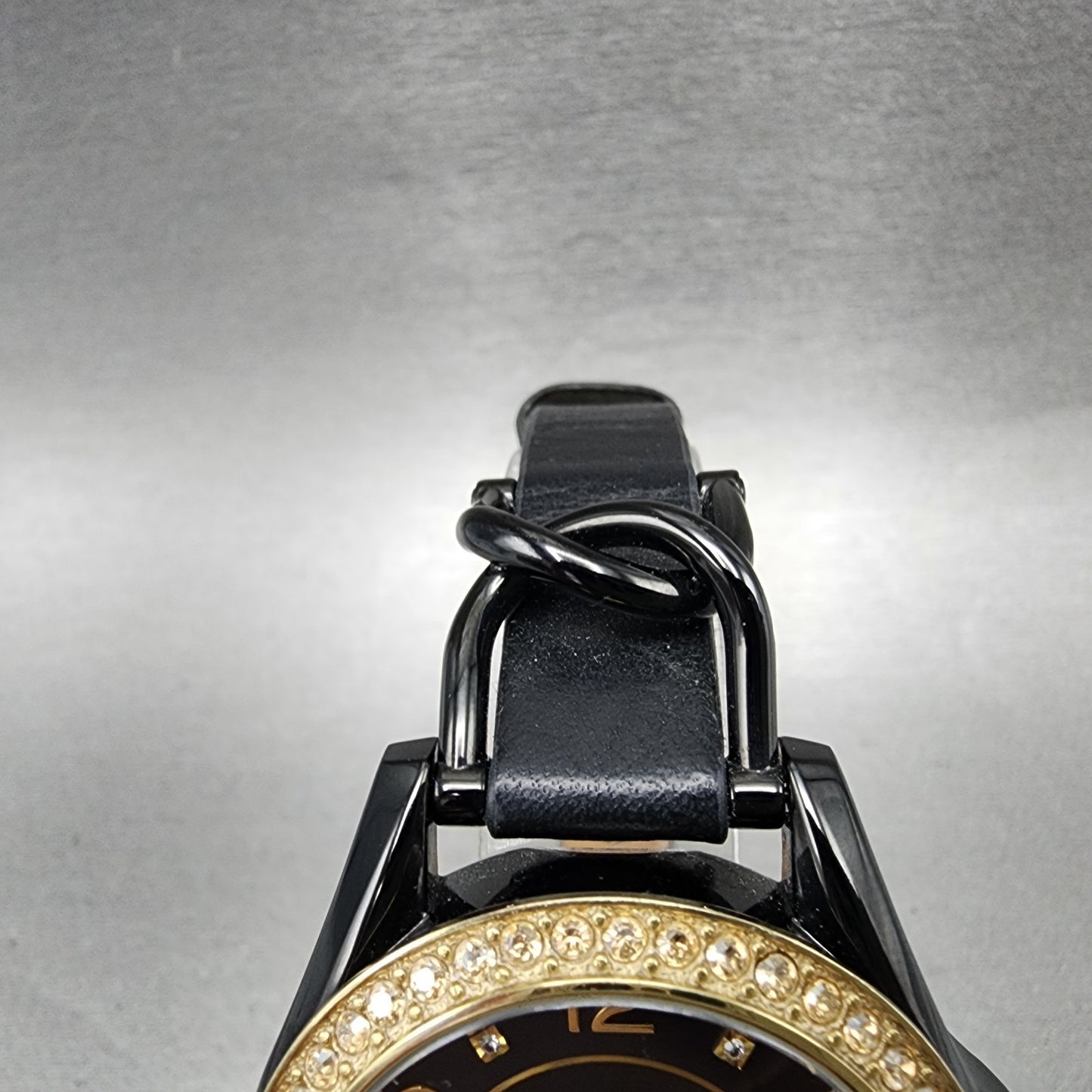 Fossil Riley Watch Women 39mm Black Dial Black Tone Daydate Round ES3696 New Bat4