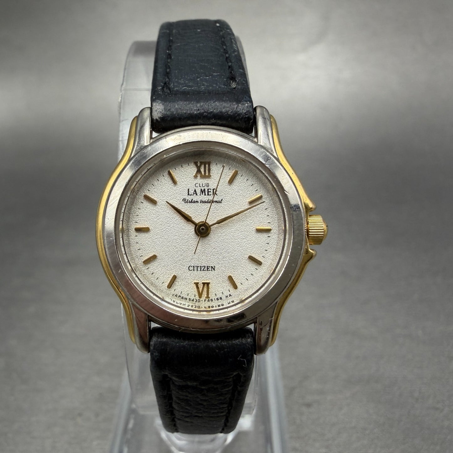 Citizen Club La Mer Watch Women 22mm White Dial Two Tone Round New battery0