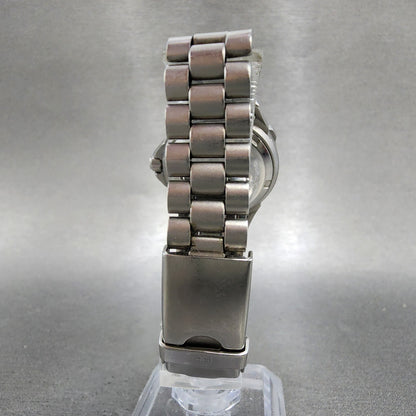 Wenger SMT Dive Watch Women 30mm Blue Dial Steel Daydate Round 091.0654 New Batt7